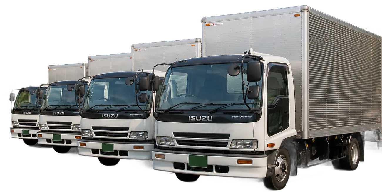 栄運輸の4tトラック（実車）